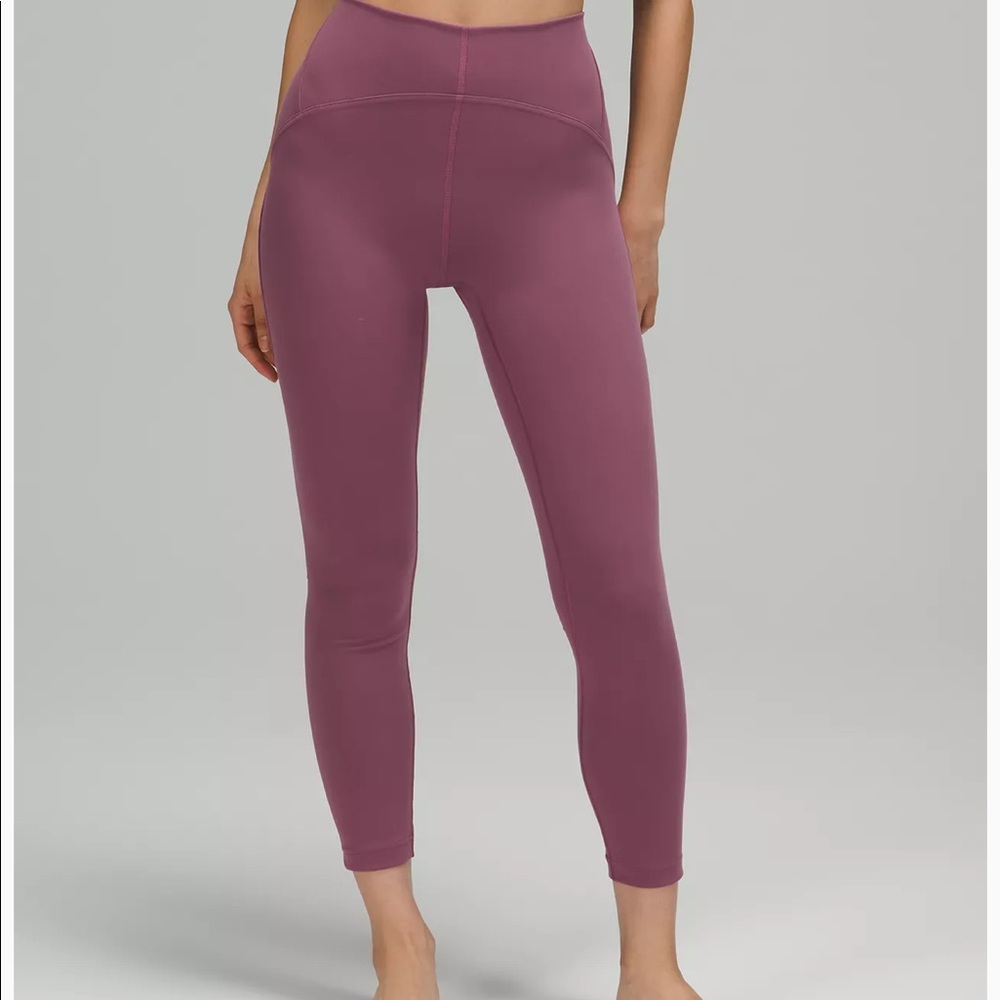 LULULEMON INSTILL HIGH RISE TIGHT 25" INCH Vintage Plum. NWT. 🔥 - Picture 3 of 4
